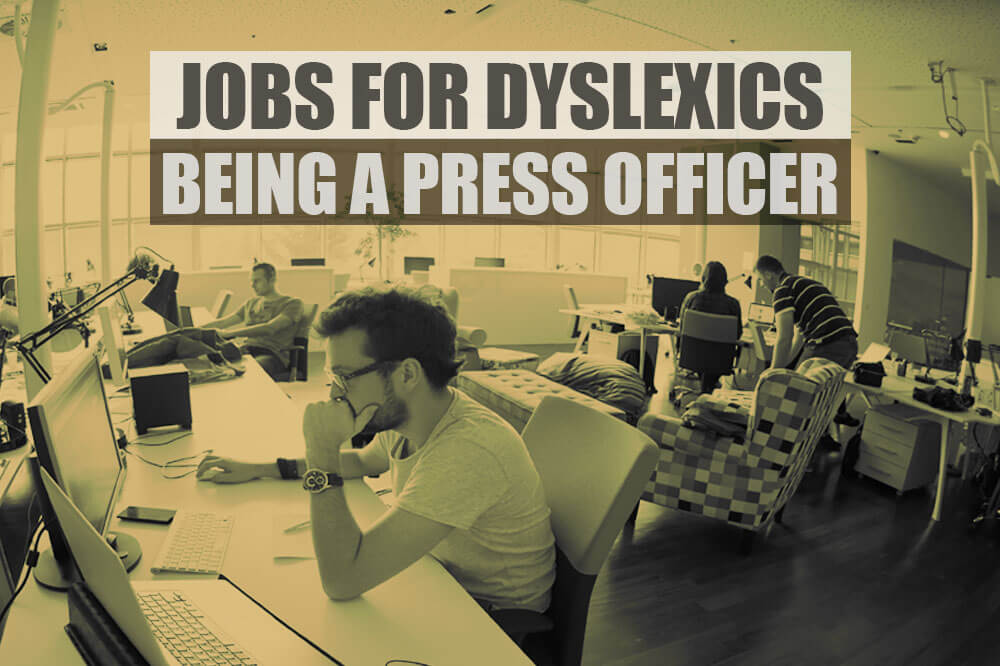 Jobs for people with dyslexsia
