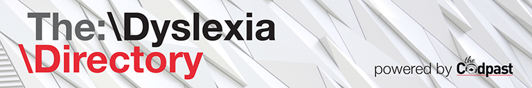 Banner with a link direct to The Dyslexia Directory