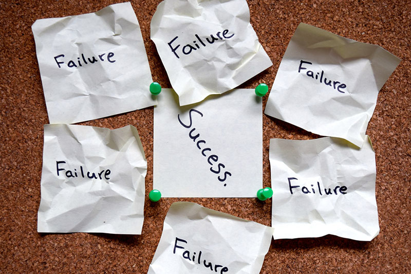 Sucess and-Failure Postit Notes