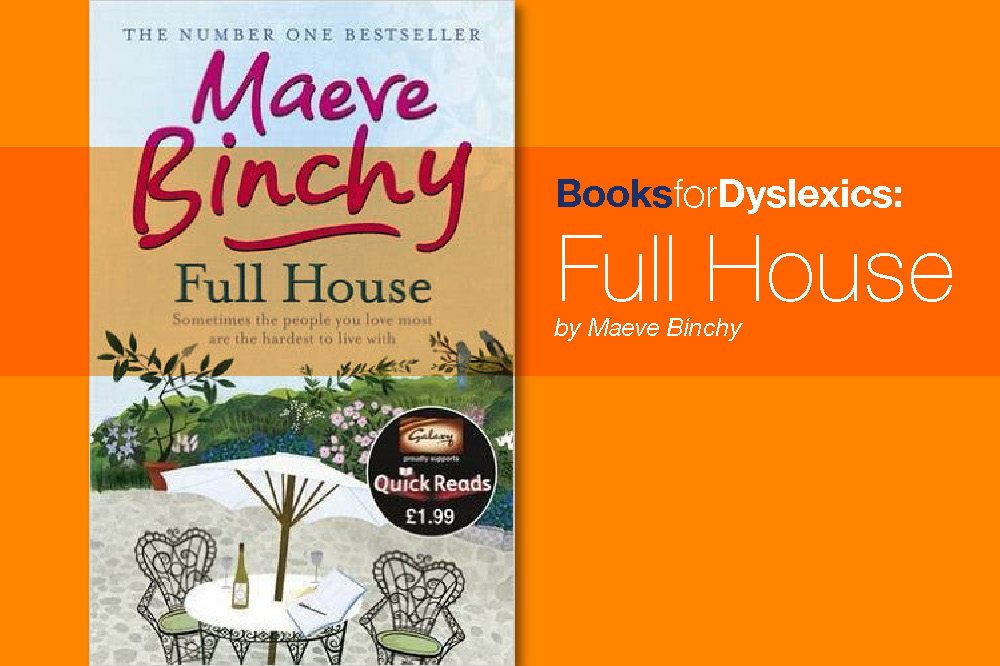 Full House by Maeve Binchy cover with orange cover